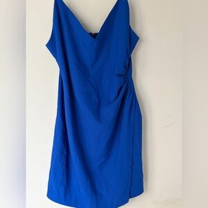 Black Halo Royal Blue  Sleeveless Women's Dress